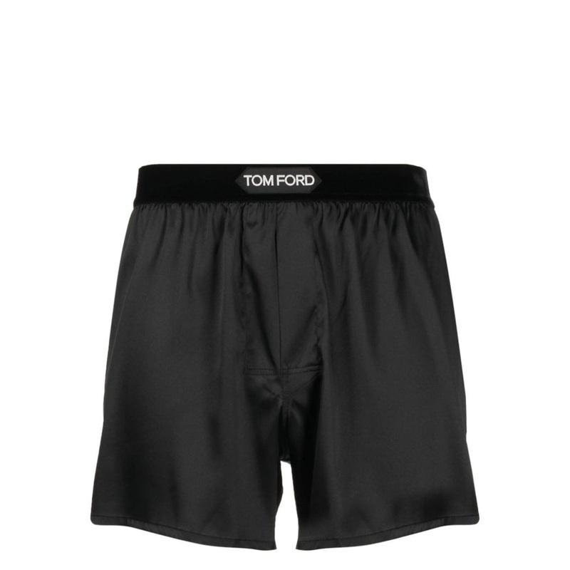 Tom Ford Black Stretch Silk Underwear