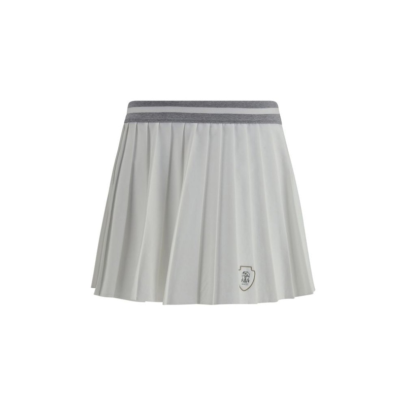 White Polyester Mini Skirt|IT36 | XS|IT40 | M