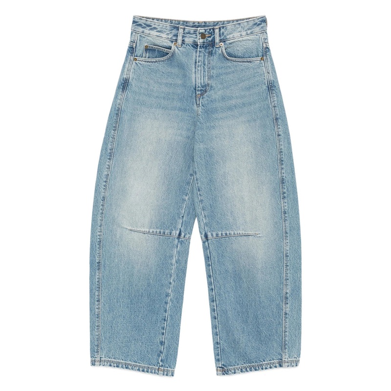 Wide Leg Denim Jeans|Denim Blue|36|38