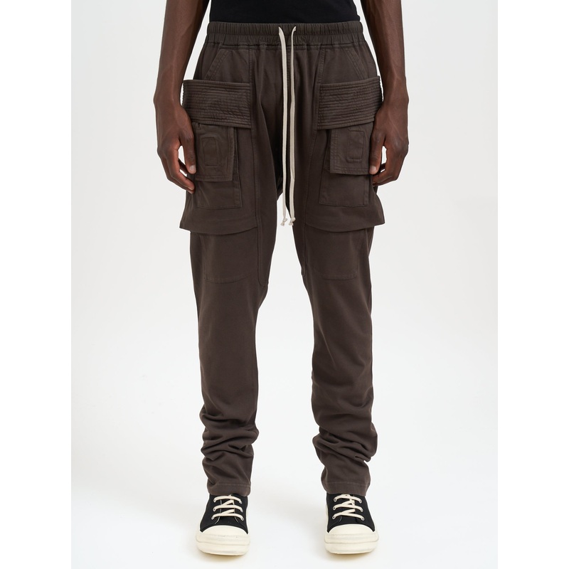 CREATCH CARGO DRAWSTRING DARK DUST PANTS