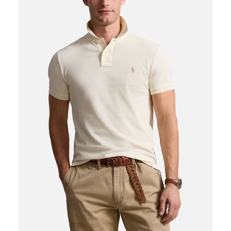 POLO RALPH LAUREN UOMO Slim Fit Mesh Polo