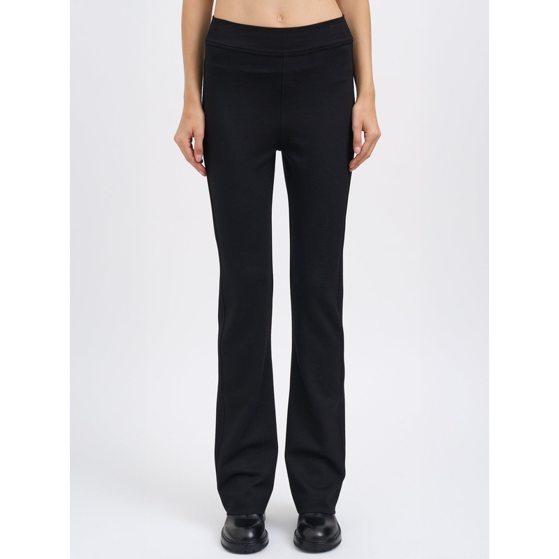 SLIM FLARED PANTS|BLACK|XS|S|M