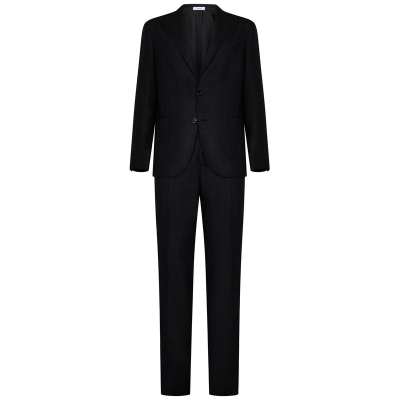 Boglioli Single-Breasted Suit|Black|46