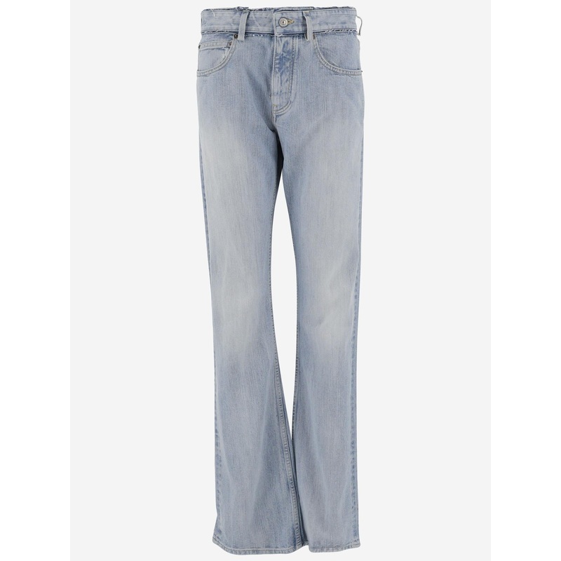 Cotton Denim Jeans|Light Denim|XS