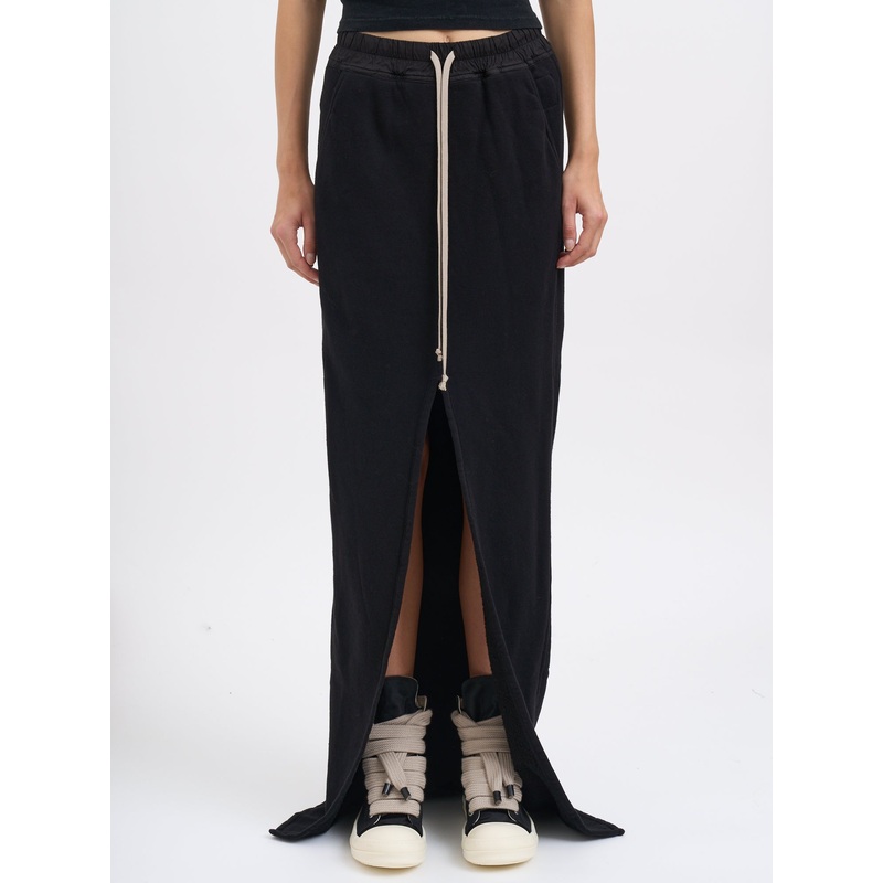 PHLEG PILLAR SKIRT BLACK FLEECE SKIRT