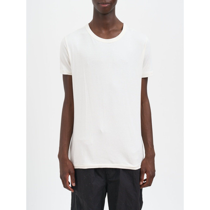 SLIM CREW NECK T-SHIRT|CREAM|S|M|L