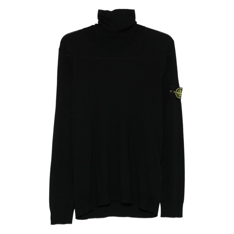 Stone Island Ribbed Turtleneck Sweater