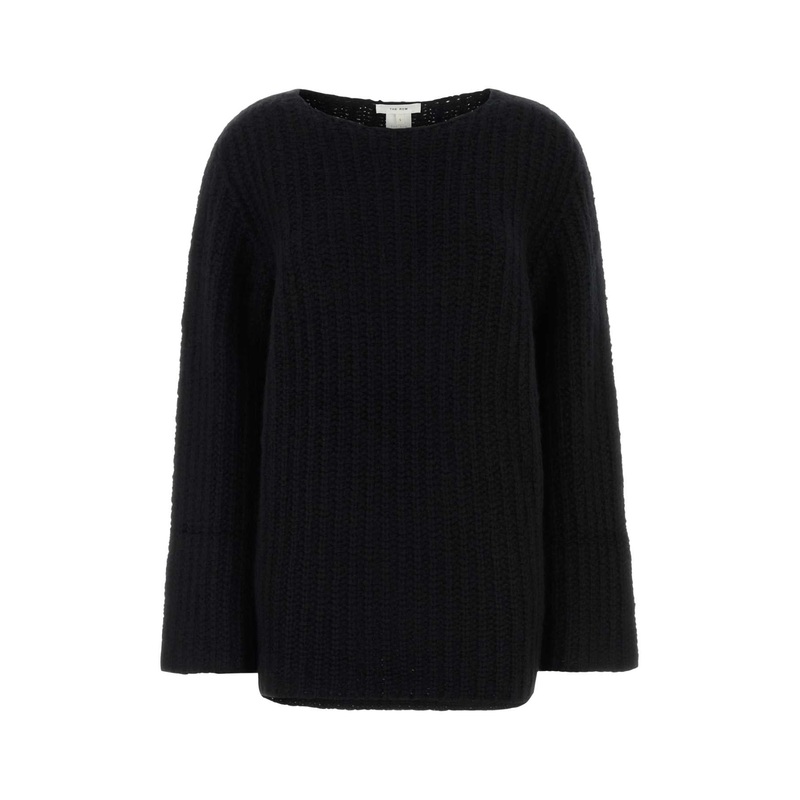 BLACK CASHMERE MIRR OVERSIZE SWEATER