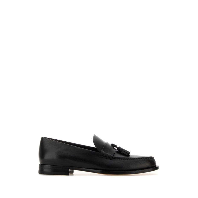 BLACK LEATHER NOVUS LOAFERS|BLACK|42|45|41|42.5|43|44