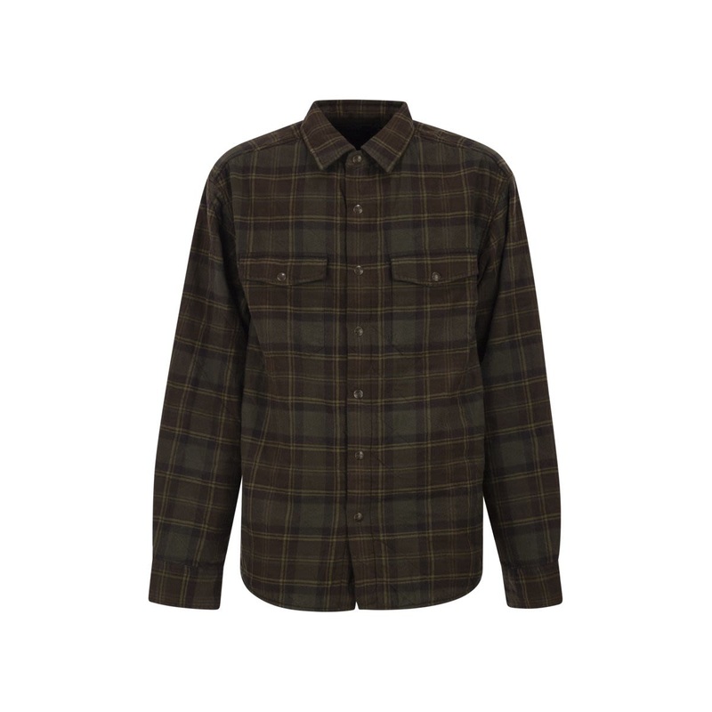 BRUSHED FLANNEL SHIRT JACKET|BROWN|M|L|XL