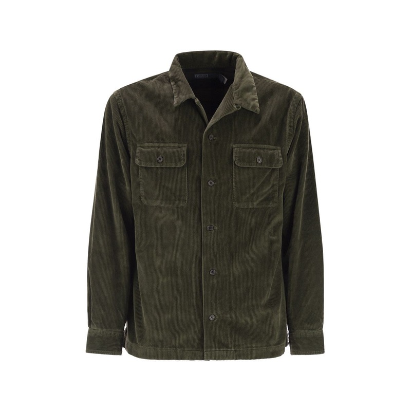 CORDUROY SHIRT JACKET|GREEN|S|M|L|XL|XXL