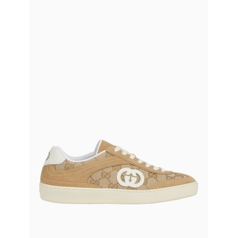 GG FABRIC AND SUEDE G75 SNEAKERS