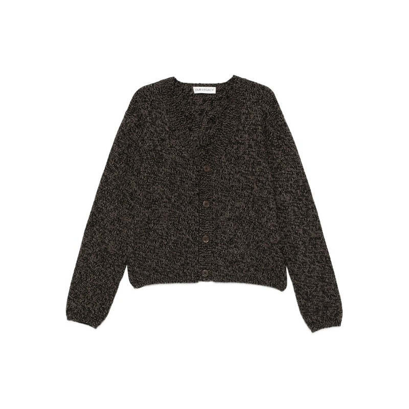 Our Legacy Brown V-Neck Sweater