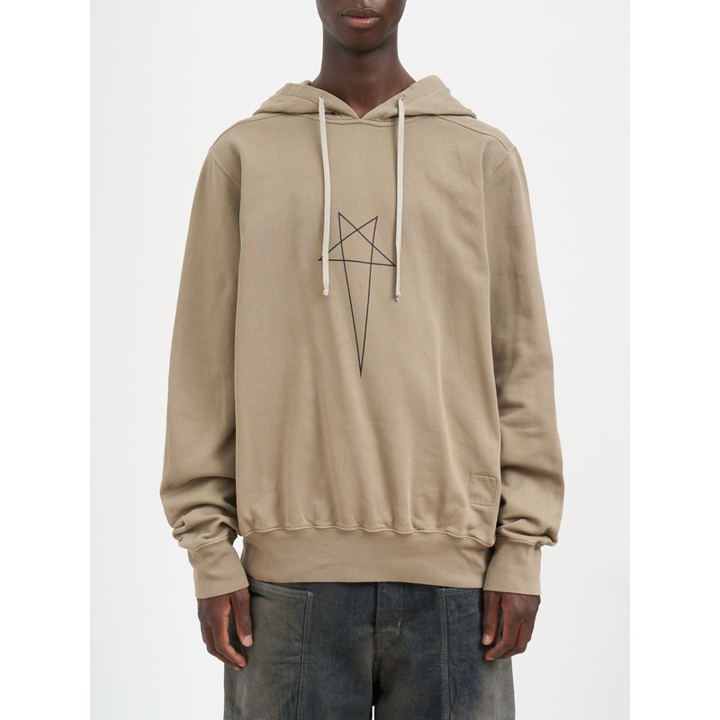 OVERSIZED HOODIE DIRTY PEARL BLACK SWEATSHIRT