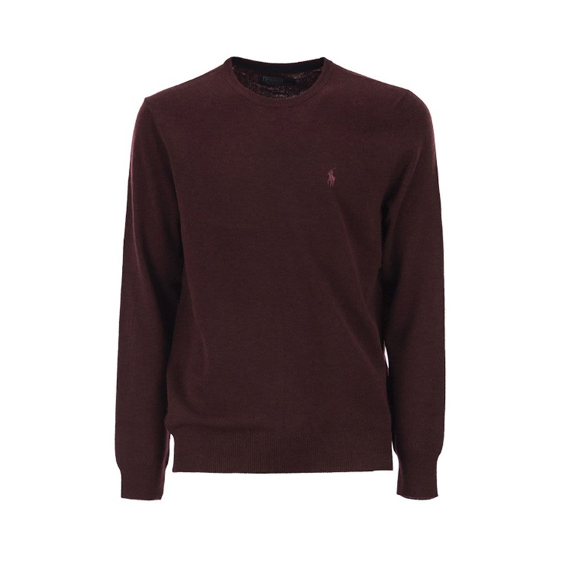 WOOL CREW NECK JUMPER|BORDEAUX|S|M|L|XL|XXL