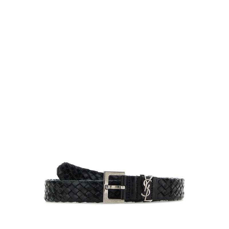 BLACK LEATHER CASSANDRE BELT|BLACK|105|100|90|95