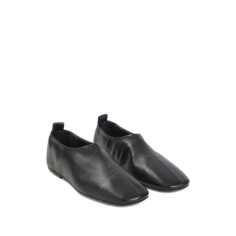 Dries Van Noten Black Leather Loafers