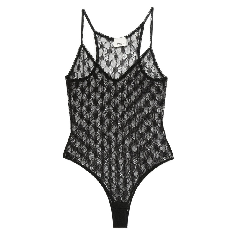 Isabel Marant Black Bodysuit|Black|S