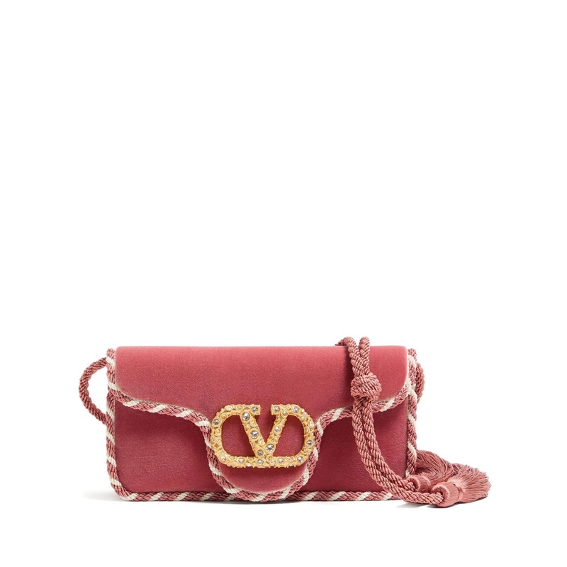 Valentino Garavani Dusty Rose Clutch Bag