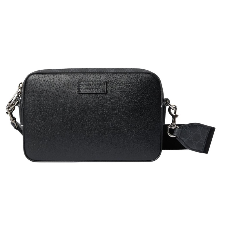 BLACK LEATHER SMALL CLUTCH|BLACK|TU