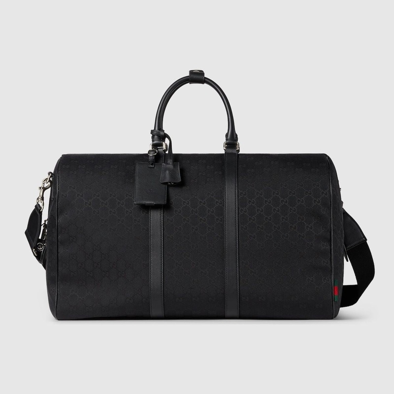 GG FABRIC TRAVEL BAG|BLACK|TU