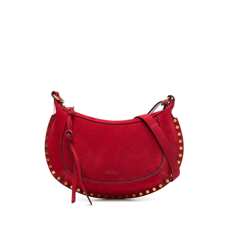 Isabel Marant Red Suede Bag|Red|One Size