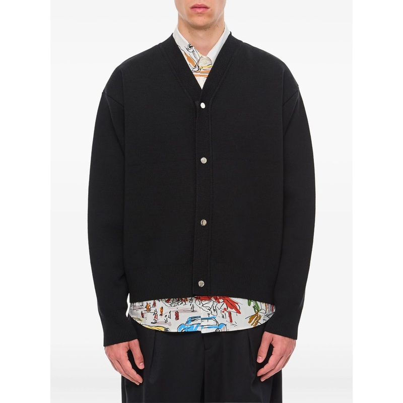 Jacquemus Black V-Neck Jacket|Black|S|XL