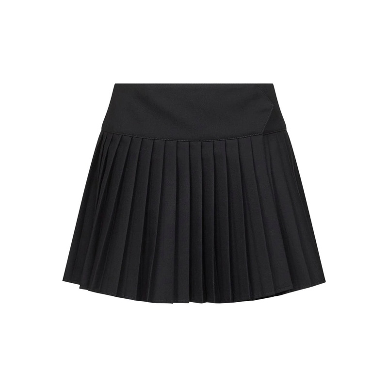 Off-White Pleated Skirt|Black|40
