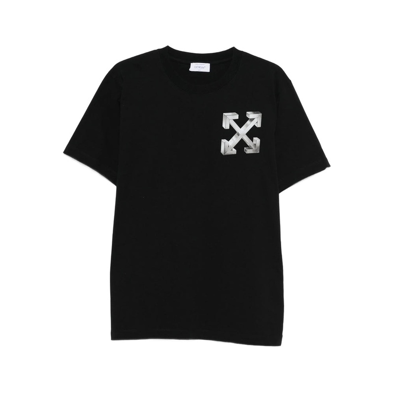 Off-White Signature T-Shirt|Black/White|XL|XXL
