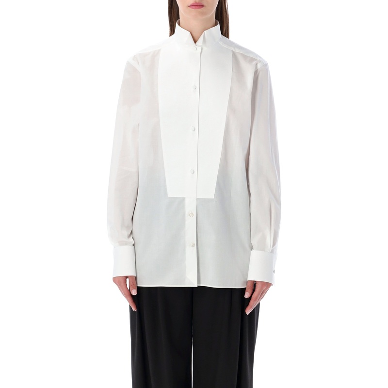 TOM FORD COTTON VOILE TUXEDO SHIRT