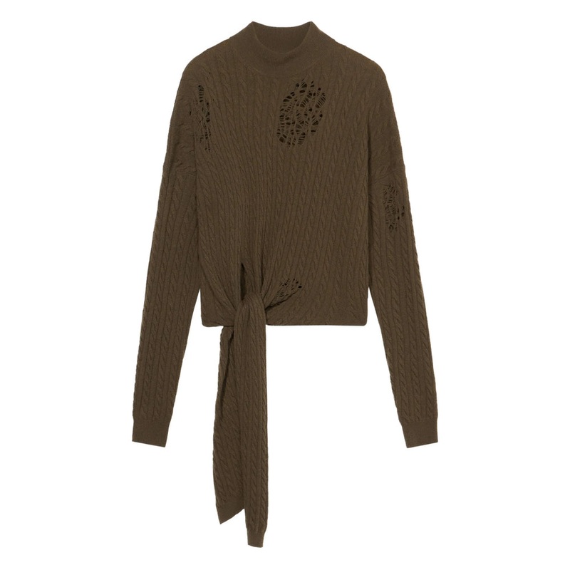 Blumarine Olive Green Sweater|Olive Green|XS