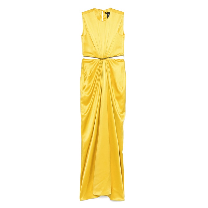 Max Mara Pianoforte Dress|Yellow|42