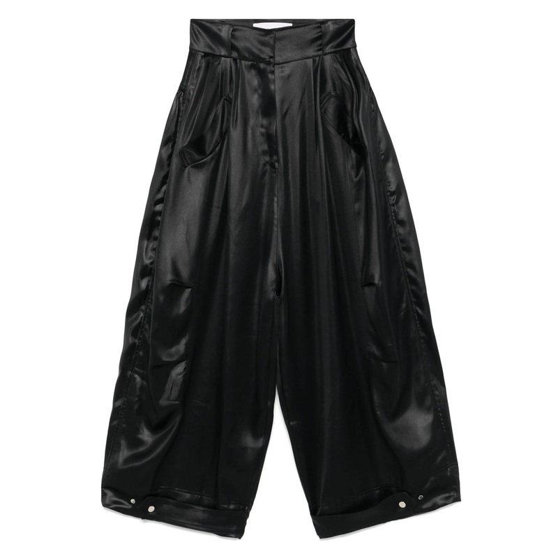 Niccol Pasqualetti Black Tapered Trousers