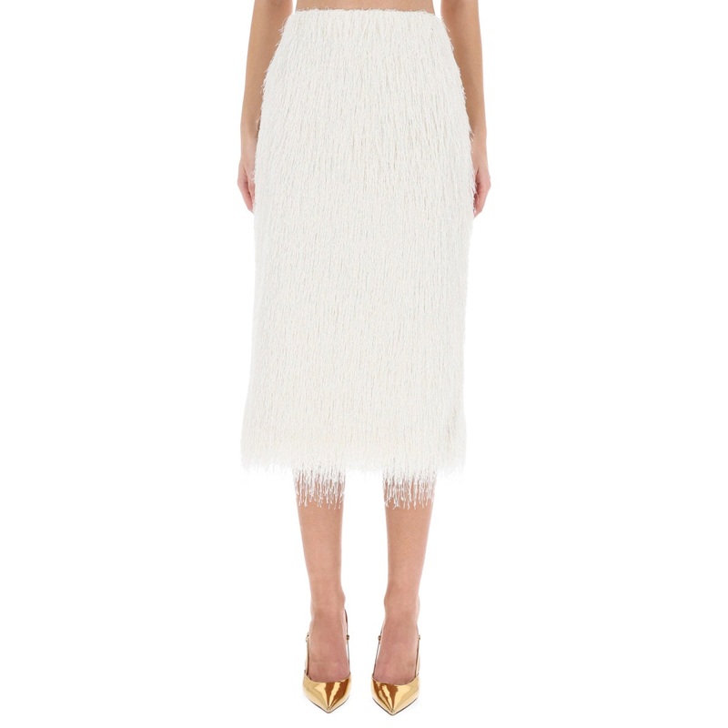 SOKNA TRIS MIDI SKIRT|WHITE|38|36