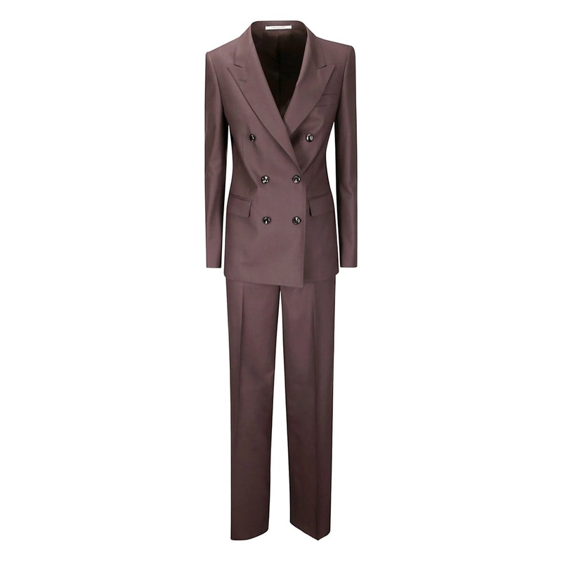 Tagliatore Brown Double-Breasted Suit