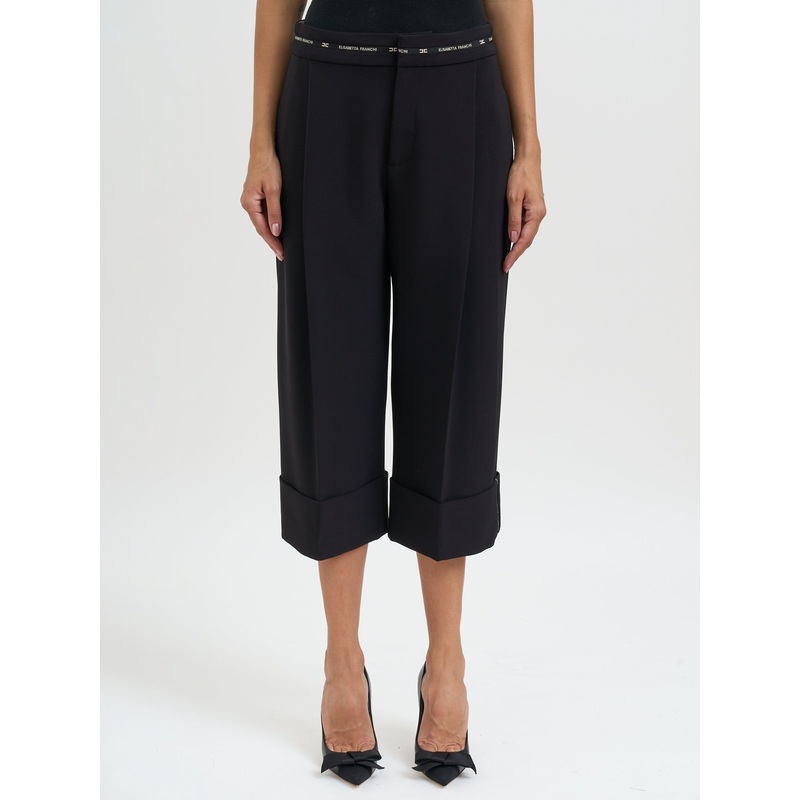 LIGHTWEIGHT CREPE BERMUDA SHORTS