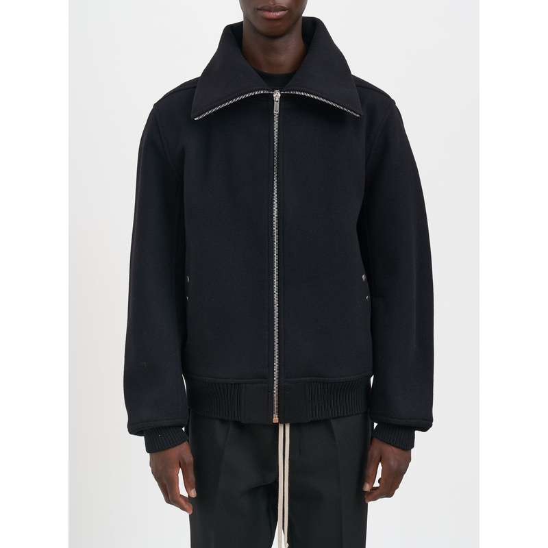 BLIXA DRACUCOLLAR PADDED BOMBER JACKET BLACK