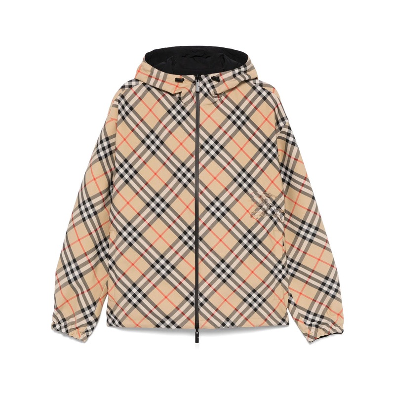 Burberry Light Beige Hooded Jacket