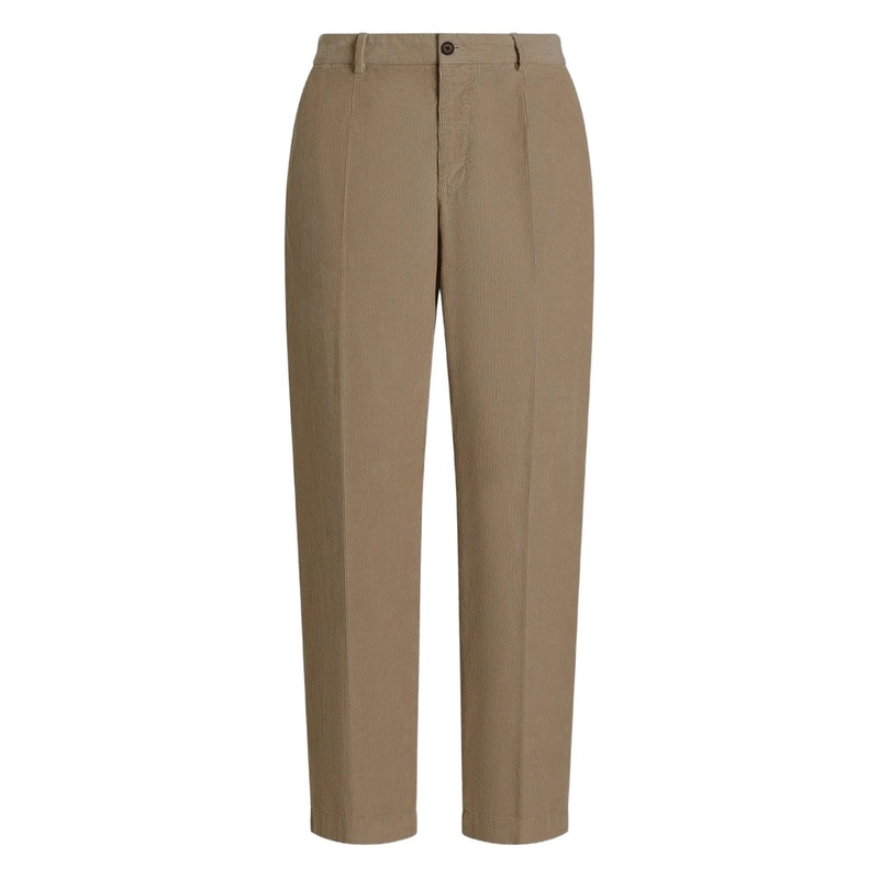Dolce & Gabbana Beige Corduroy Pants