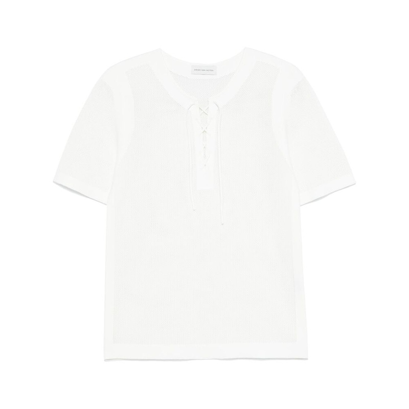 Dries Van Noten White Sweater|White|XL