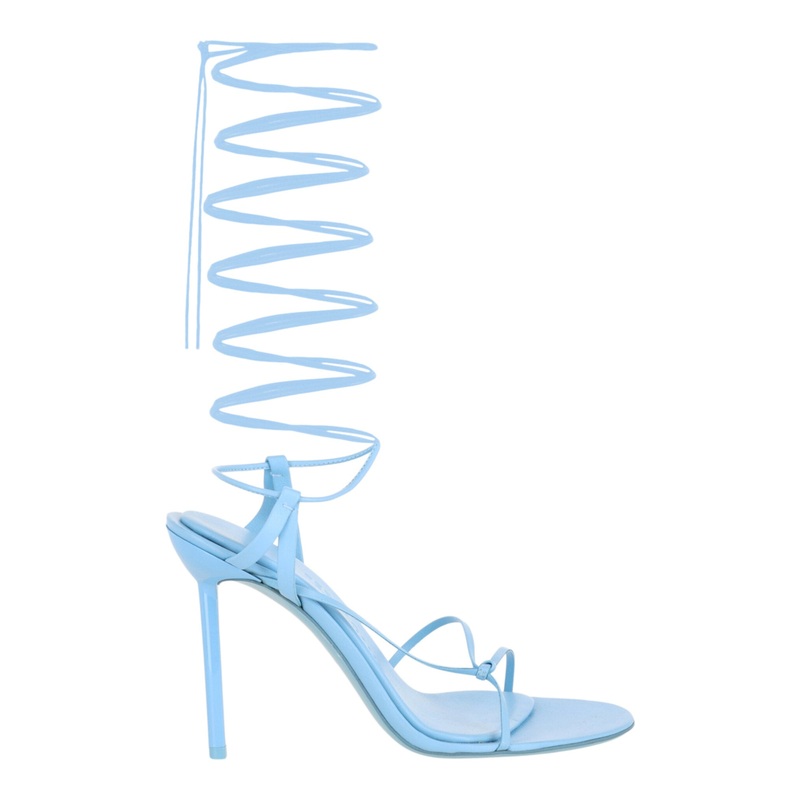 Azha X5 Wrap Tie Heels|6.5|7.5|8|8.5|9|9.5|Blue
