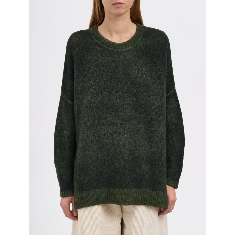 CREW NECK CASHMERE AND SILK SWEATER