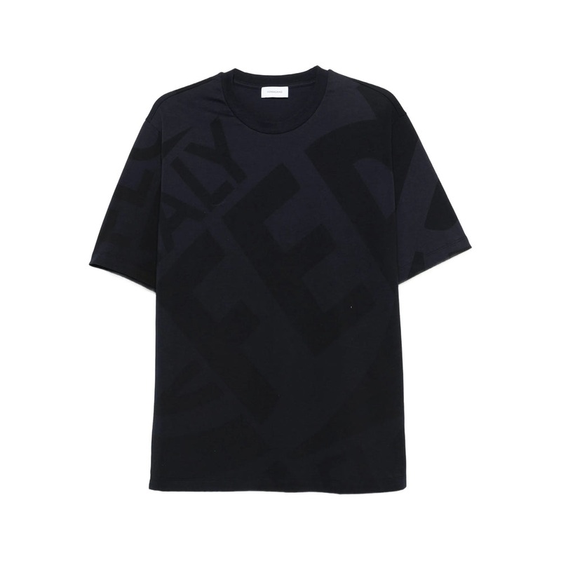 Ferragamo Dark Blue T-Shirt|Dark Blue|XL|XXL