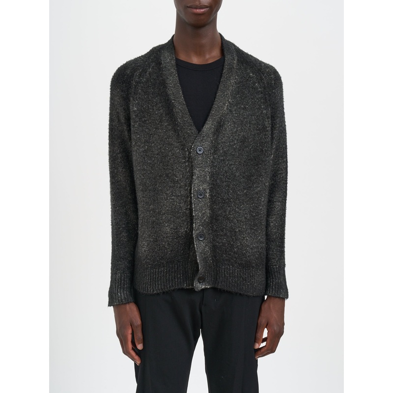 LONG COTTON RAGLAN CARDIGAN|BLACK|S|M|L