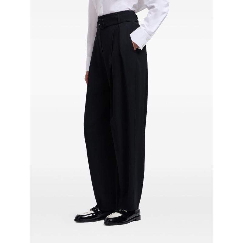 BELTED TROUSERS|BLACK|38|42