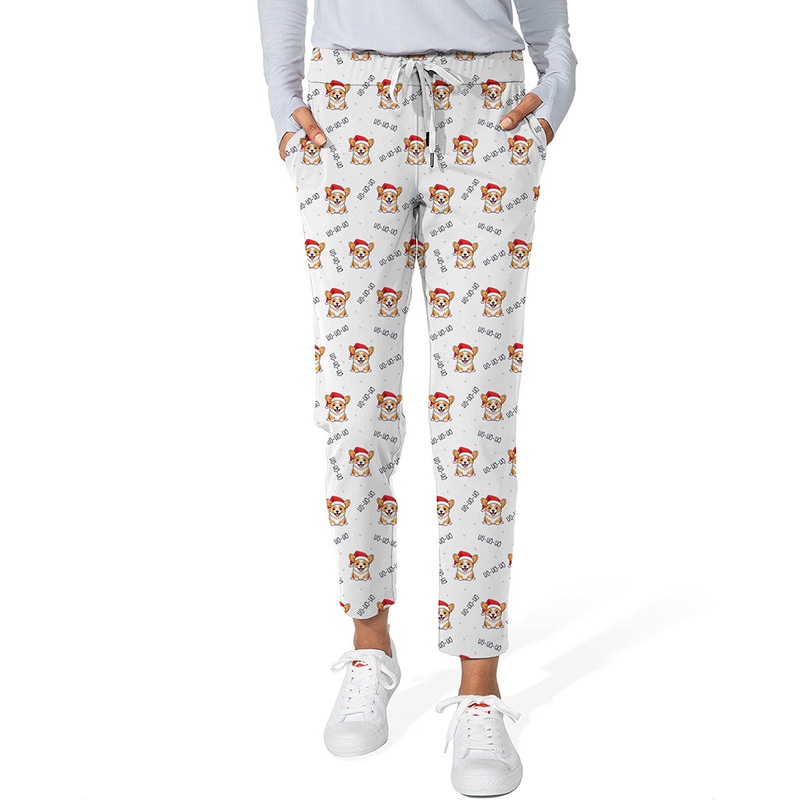 Christmas Corgi Women’s 7/8 Stretch Ankle Golf Pants
