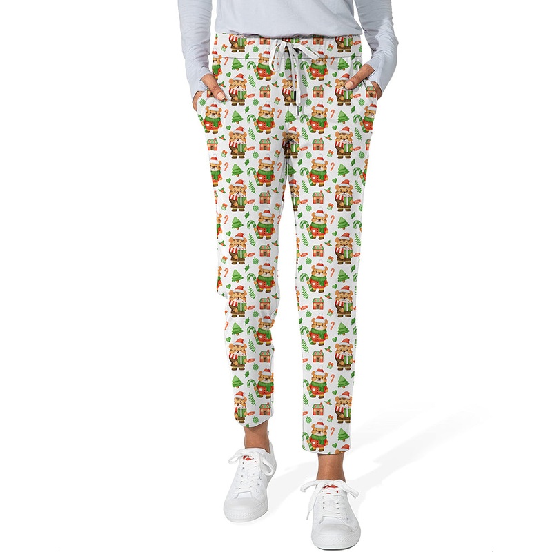 Christmas tiger Women’s 7/8 Stretch Ankle Golf Pants