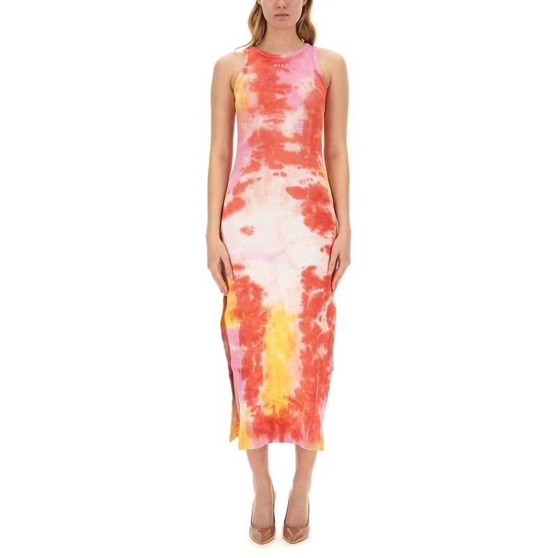 DRESS WITH TIE & DYE TREATMENT
