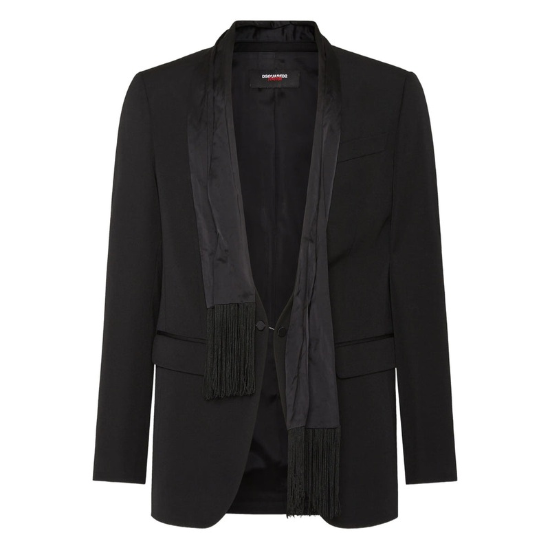 Dsquared2 Black Jacket|Black|50