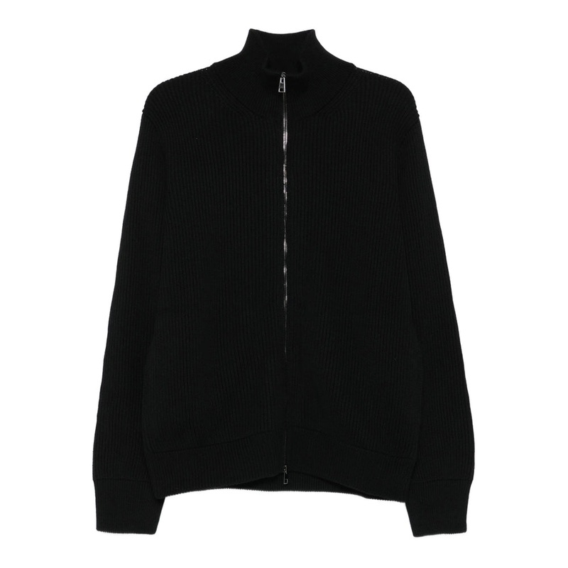 Roberto Collina Black Merino Wool Sweater